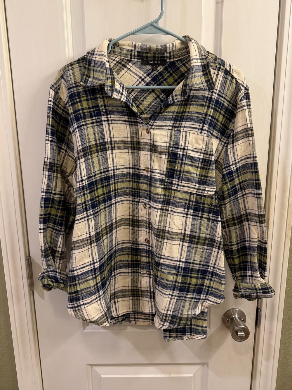 Love Tree plaid flannel